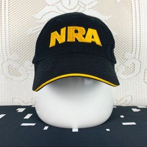 🇺🇸 USA!  Black and Yellow “NRA” Hat  (OS)